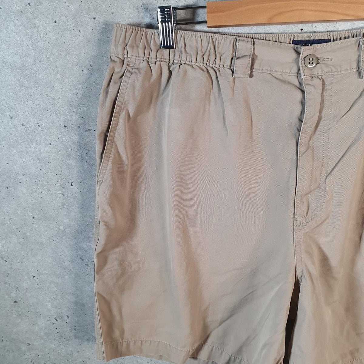 Vintage Dockers Chino Shorts Jorts Cargo Men’s W38 Brown Baggy Cotton A4432