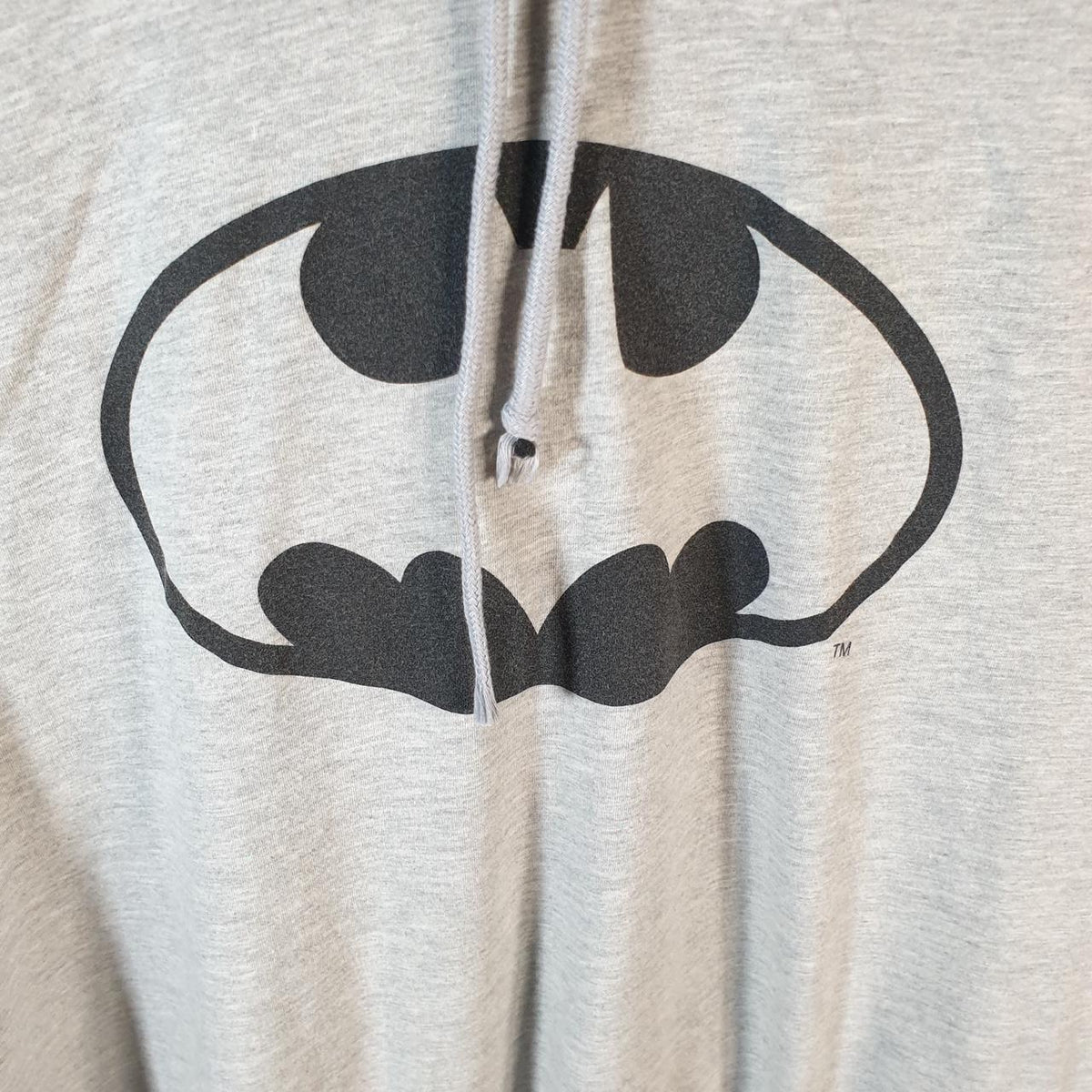 Vintage Batman Gotham City Boxing Gym Hoodie Men’s XL Grey Graphic Cartoon