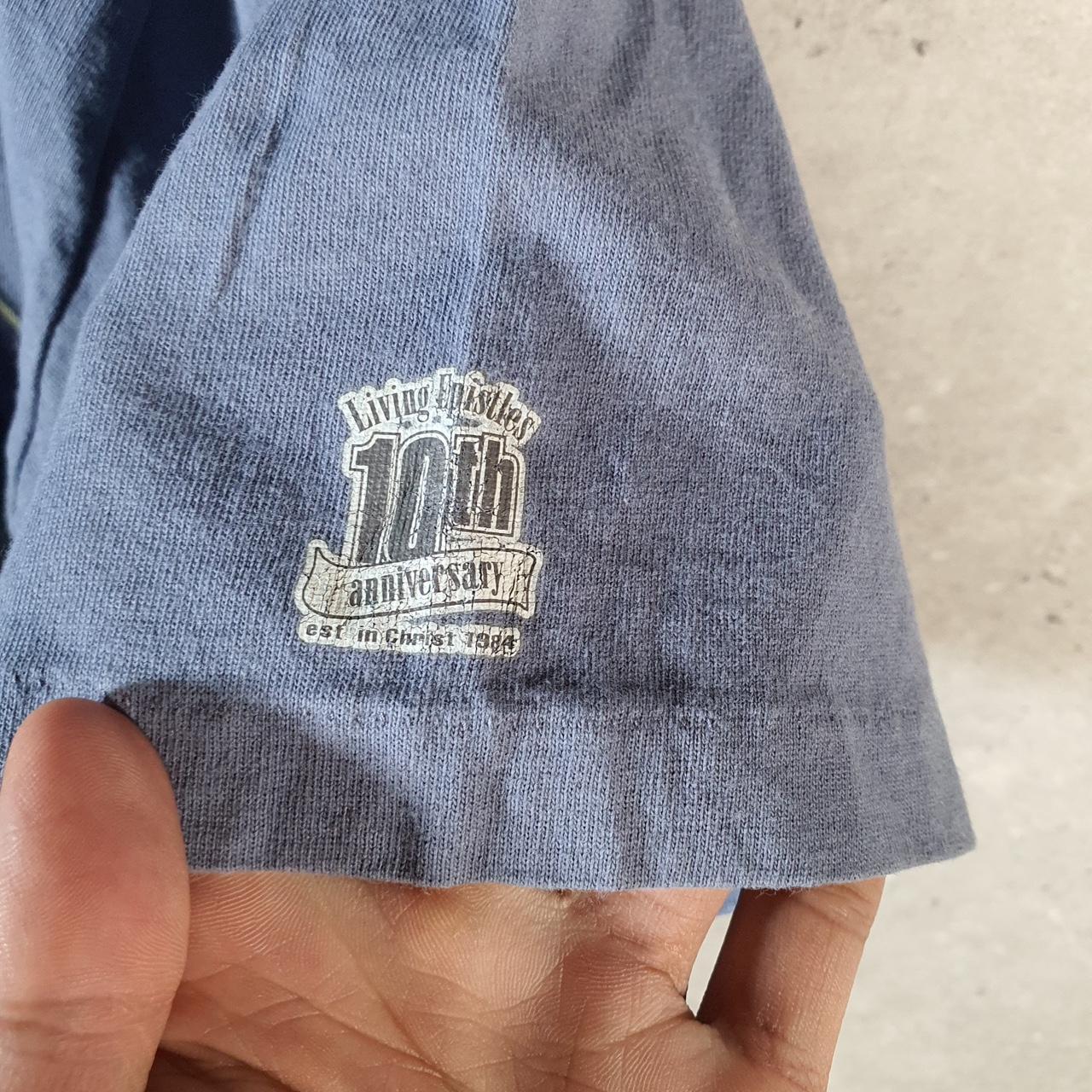 Vintage Gildan 1994 Deer Graphic USA Single Stitch T Shirt Men’s Large Blue