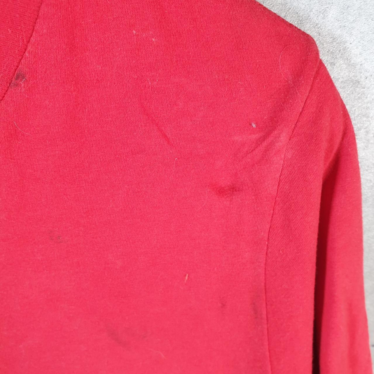 Vintage Adidas Amplifier T Shirt Shirt Men’s Medium Red Three Stripes Logo Athletic C9769