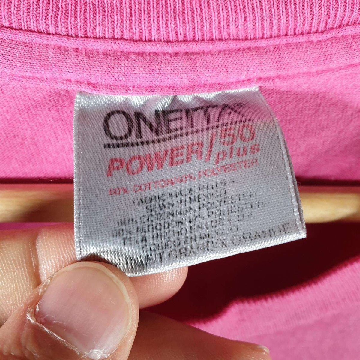 Vintage Oneita Power John Ascuagas Casino Nuggets T Single Stitch T Shirt Men’s XL Pink Big Fish Vintage