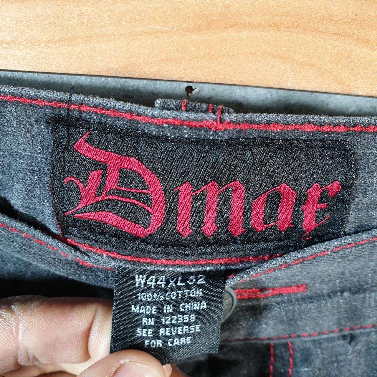 Vintage Dmar Baggy Y2K Hip Hop Jeans Mens W44 L32 Grey Denim Wide Leg Big Fish Vintage