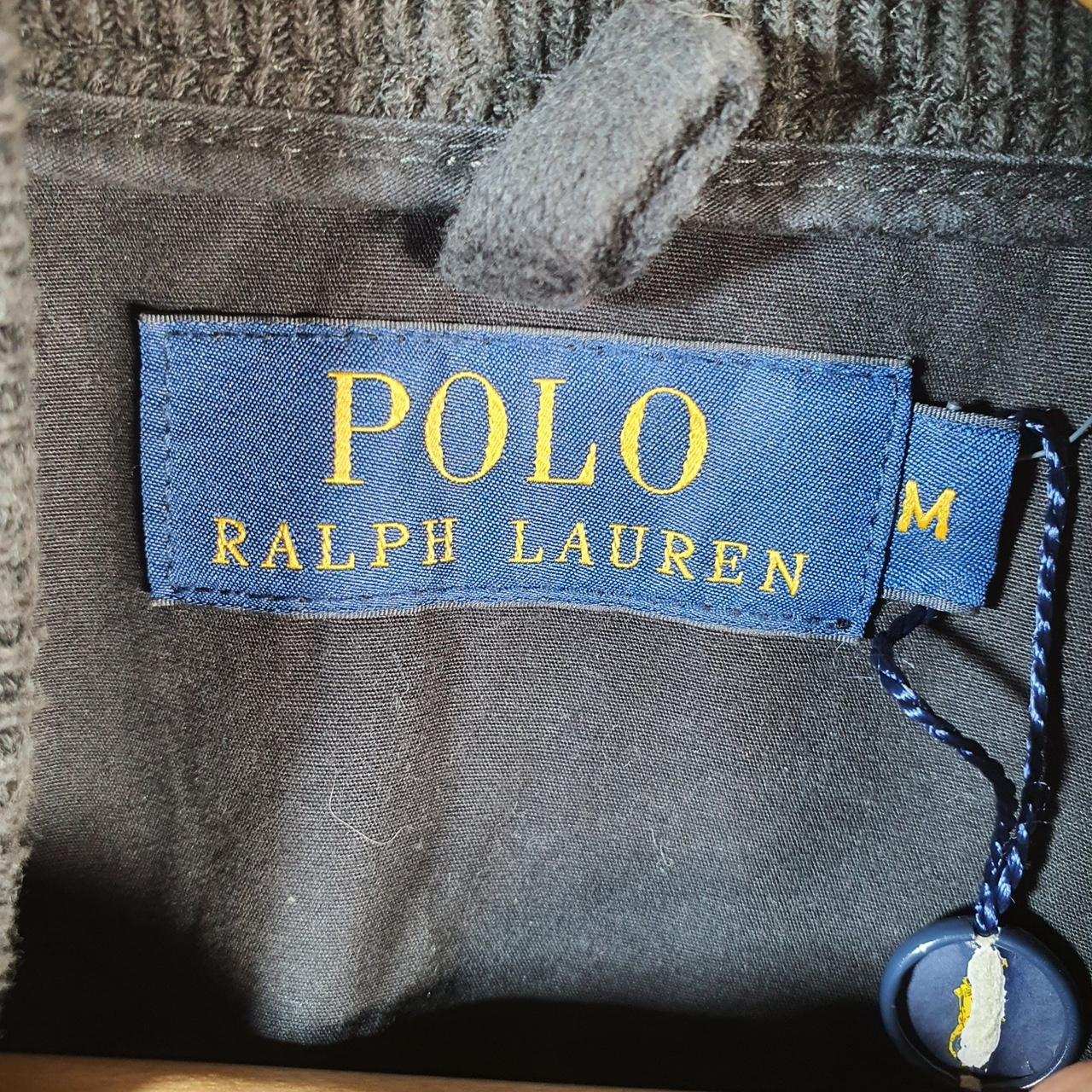 Vintage Ralph Lauren Polo Harrington Bomber Jacket Men’s Medium Black Pony Full Zip Big Fish Vintage