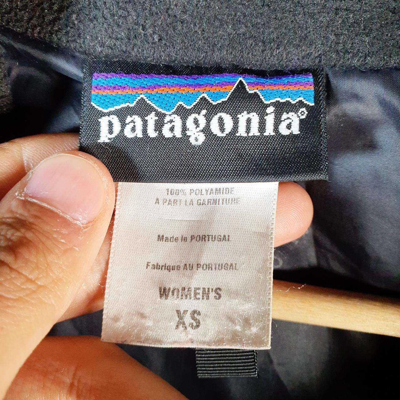Vintage Patagonia GoreTex Jacket Womens XS Black Full Zip Lightweight Windbreaker Big Fish Vintage