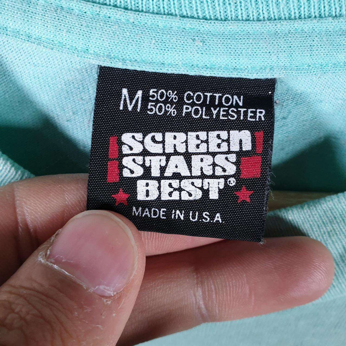 Vintage Screen Stars Best Paducah Kentucky Soccer USA Single Stitch T Shirt Men’s Medium Blue Big Fish Vintage
