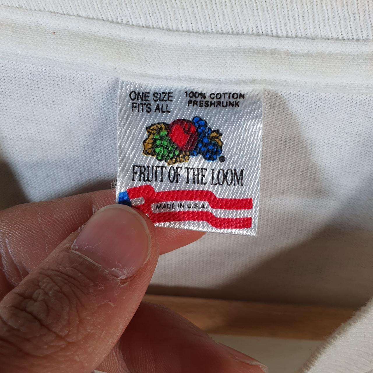 Vintage Fruit of the Loom USA Hilton Head Island Single Stitch T Shirt Womens Medium White Big Fish Vintage