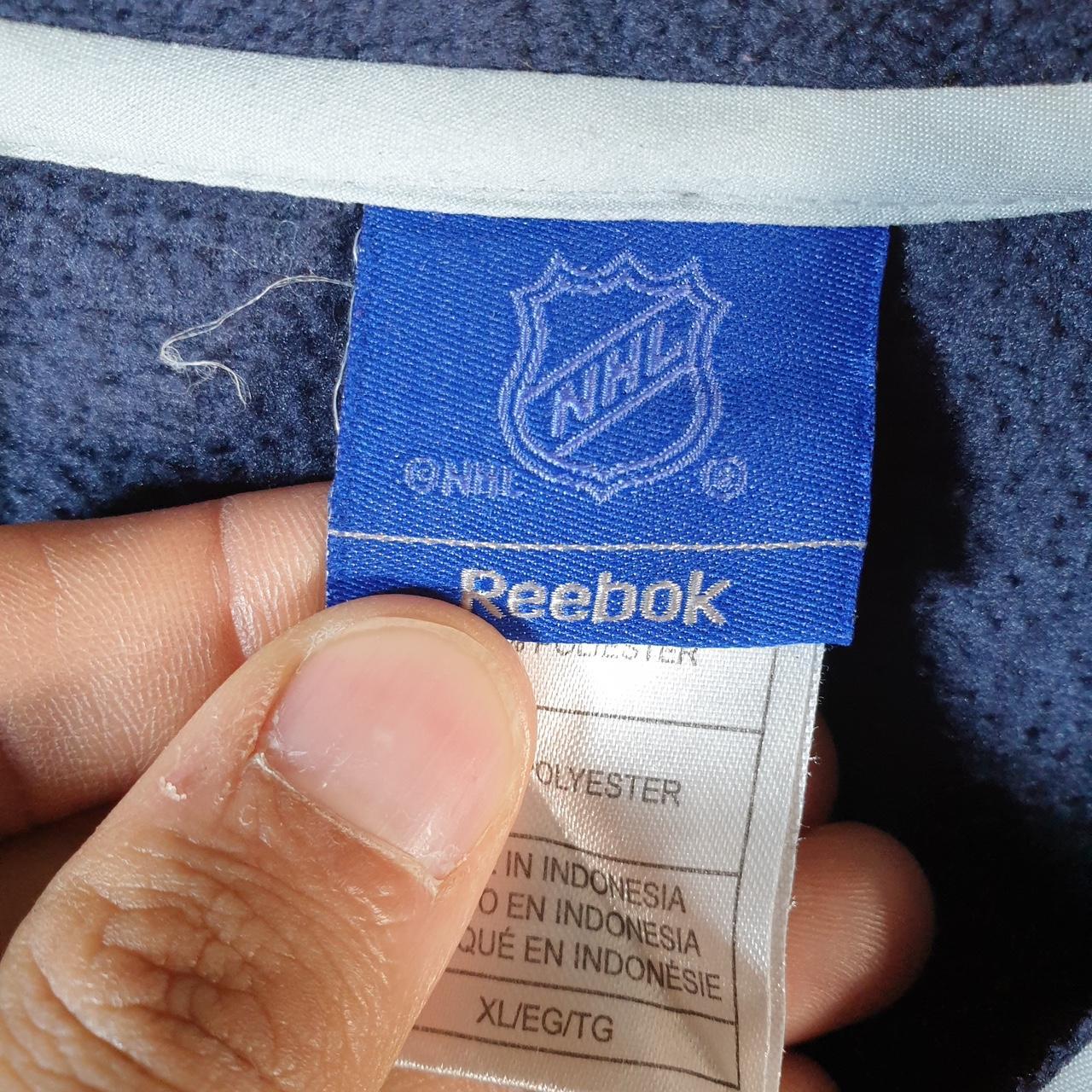 Reebok Nashville Predators Full Zip Fleece Hoodie Womens XL Blue Embroidered