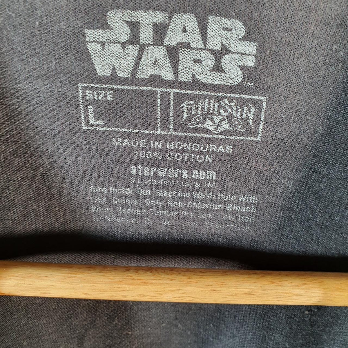 Vintage Star Wars Darth Vader T Shirt Shirt Men’s Large Black Logo Graphic Spellout