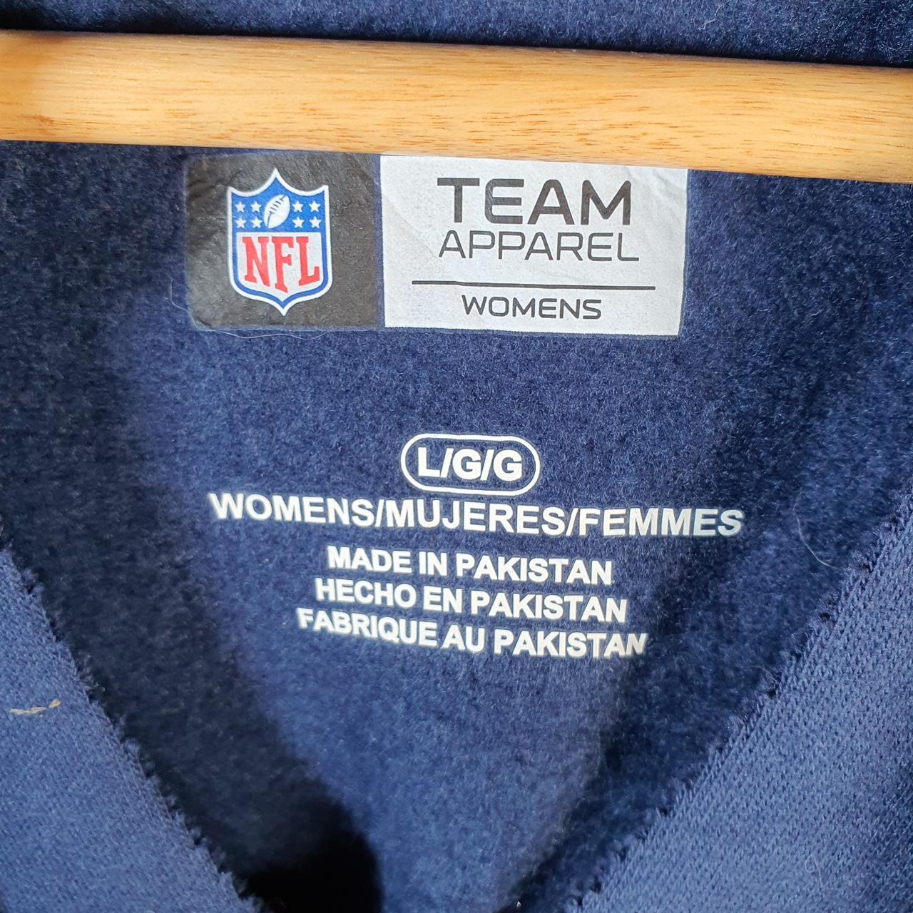 Vintage NFL Denver Broncos Hoodie Womens Large Blue USA Pro Sport American Football