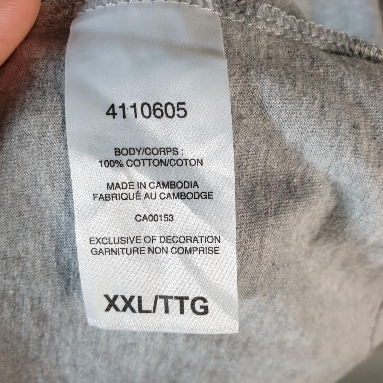 Vintage Champion Spellout Logo T Shirt Mens Small Grey USA Athletic