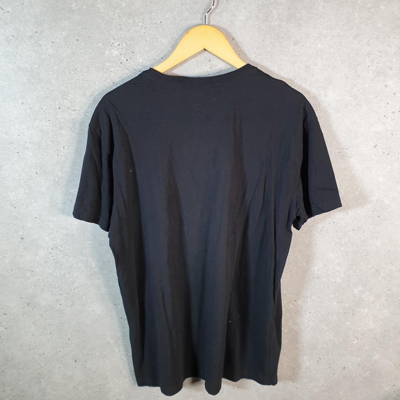 Vintage Ralph Lauren Polo T Shirt Men’s XL Black Embroidered Slim Fit Pony C8597