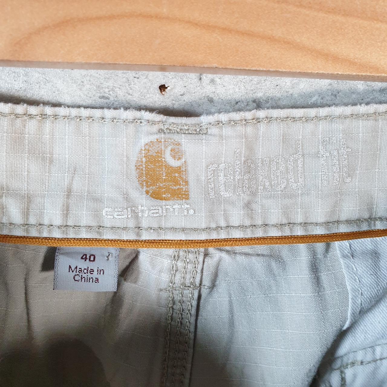 Vintage Carhartt Baggy Carpenter Shorts Jorts Cargo Men’s W40 Brown Relaxed Fit Workwear