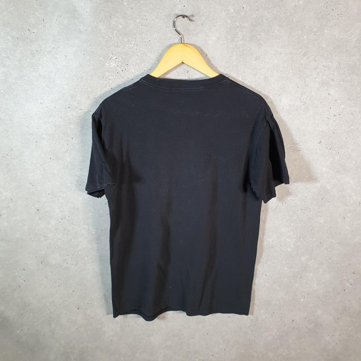 Vintage Marvel Loki Trouble Maker T Shirt Shirt Men’s Medium Black Logo Graphic Spellout C9591