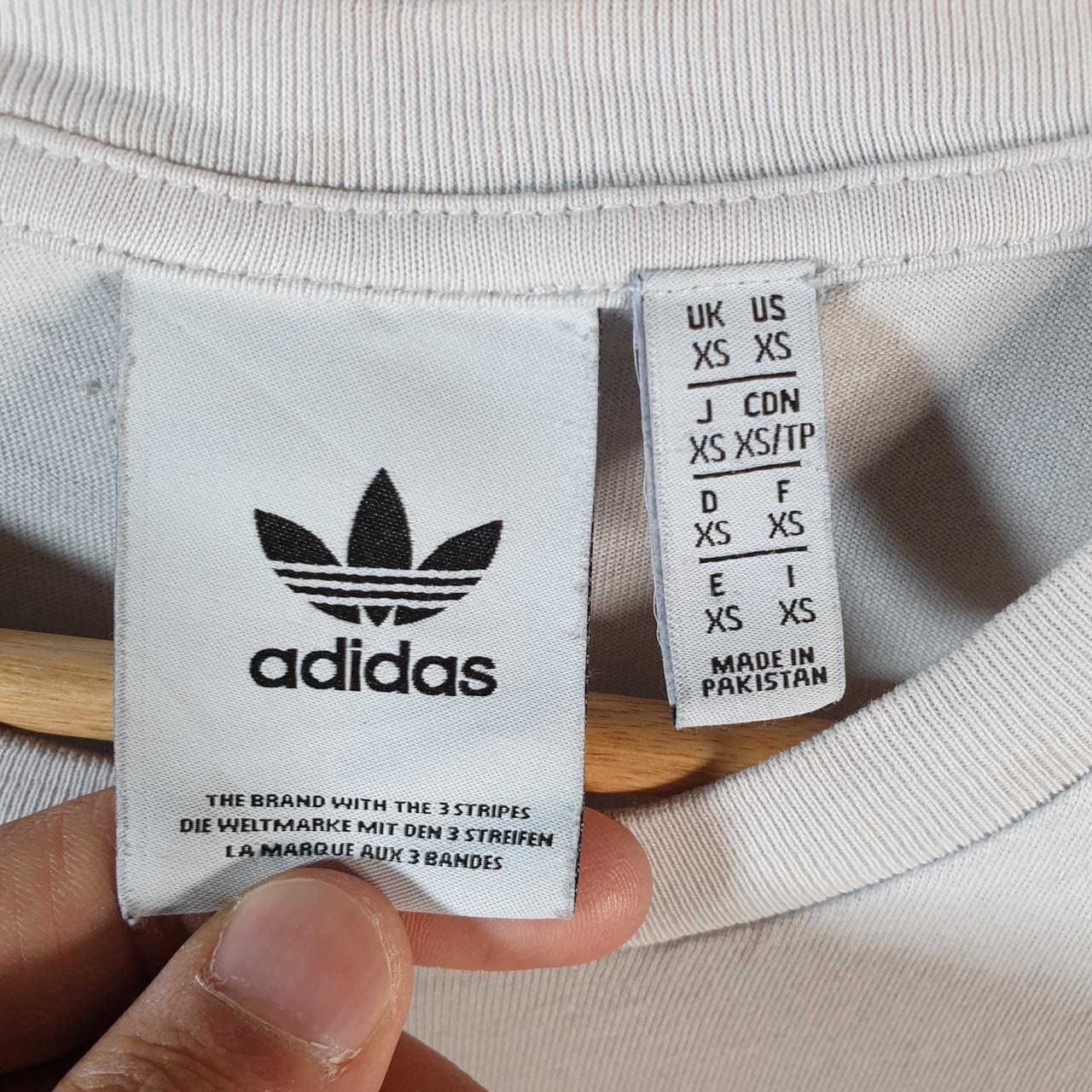 Vintage Adidas Spellout Trefoil Retro T Shirt Mens XS White Logo Athletic