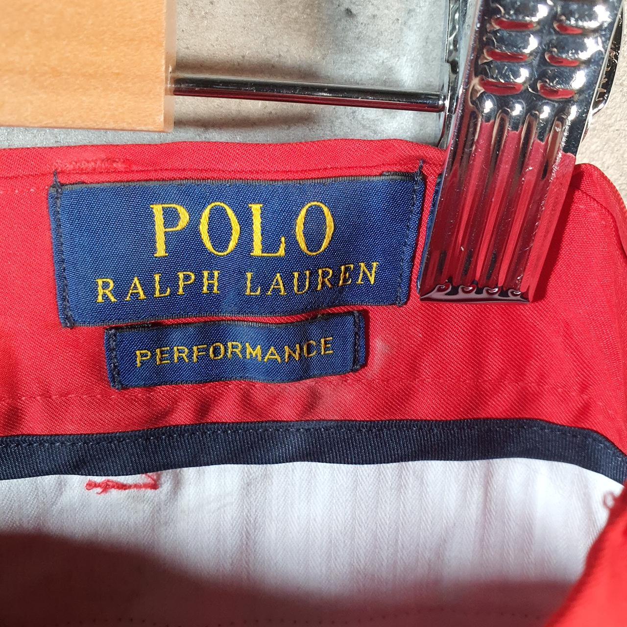 Vintage Ralph Lauren Polo Shorts Jorts Cargo Men’s W33 Red Baggy Cotton A4606