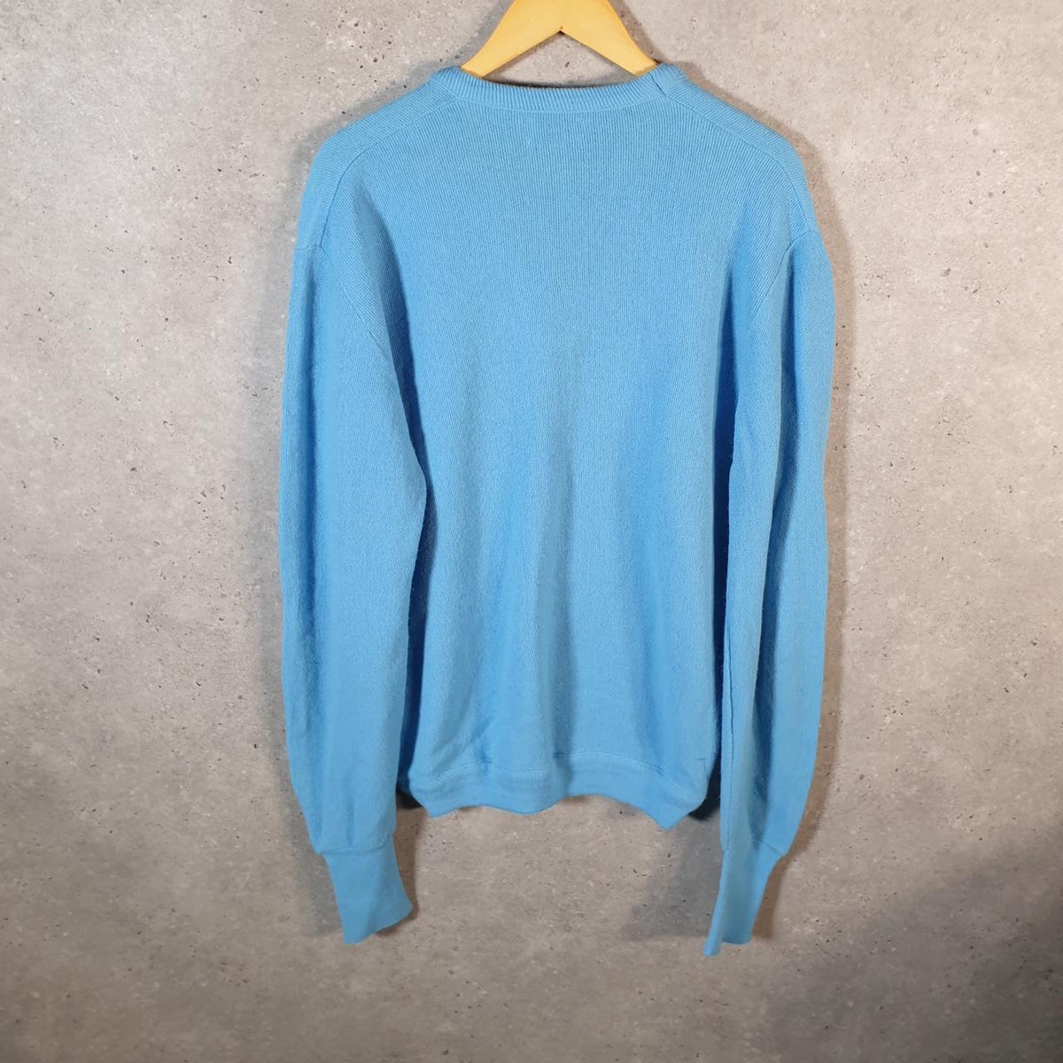 Vintage Izod Lacoste Knit Sweater Mens 2XL Slim Fit Navy Blue Y2K Jumper Logo