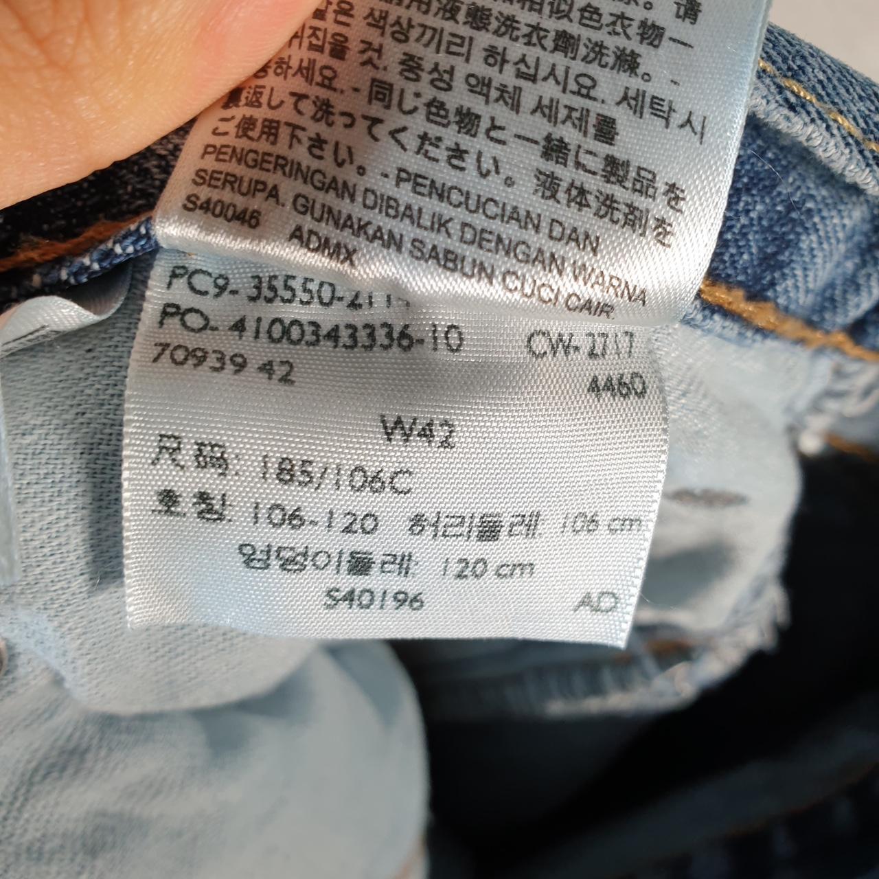 Vintage Levi’s 550 Baggy Shorts Jorts Cargo Mens W42 Blue Relaxed Denim