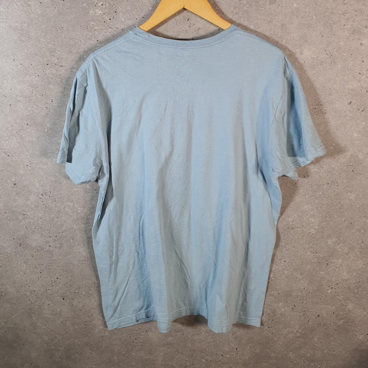 Vintage Ralph Lauren Polo T Shirt Men’s Large Blue Embroidered Pony Classic Fit C9091