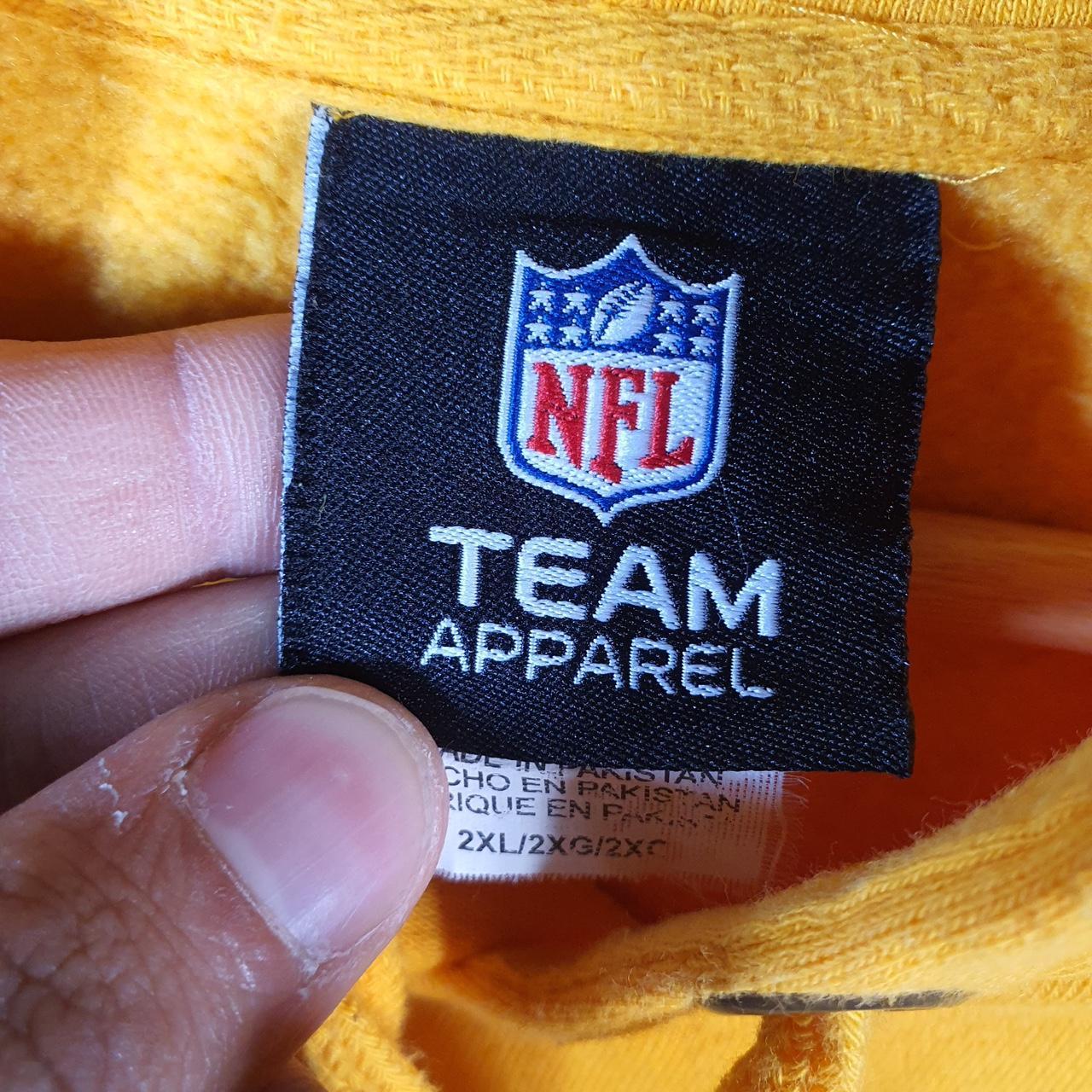 Vintage NFL Green Bay Packers Hoodie Mens 2XL Yellow Pullover USA Pro Sport
