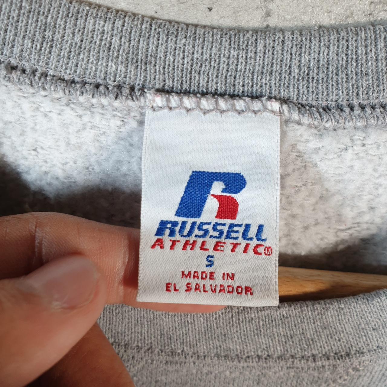 Vintage Russell Athletic Cass Baseball USA Sweatshirt Men’s Small Grey Pullover
