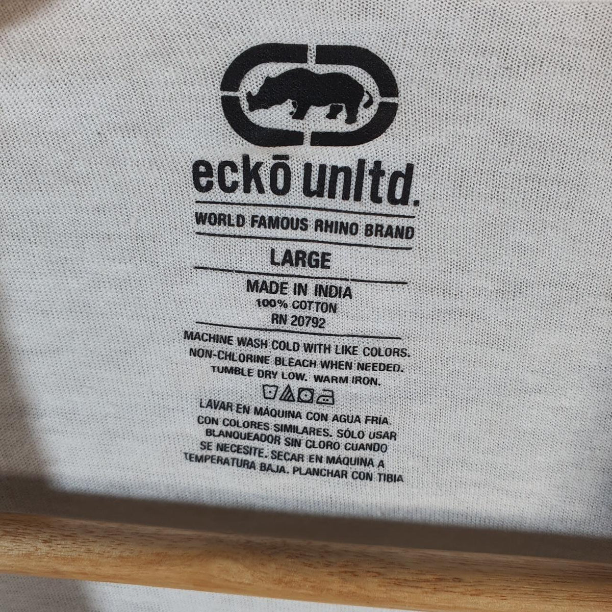 Vintage Ecko Unltd. Y2K T Shirt Men’s Large White Casual Sports Logo Athletic