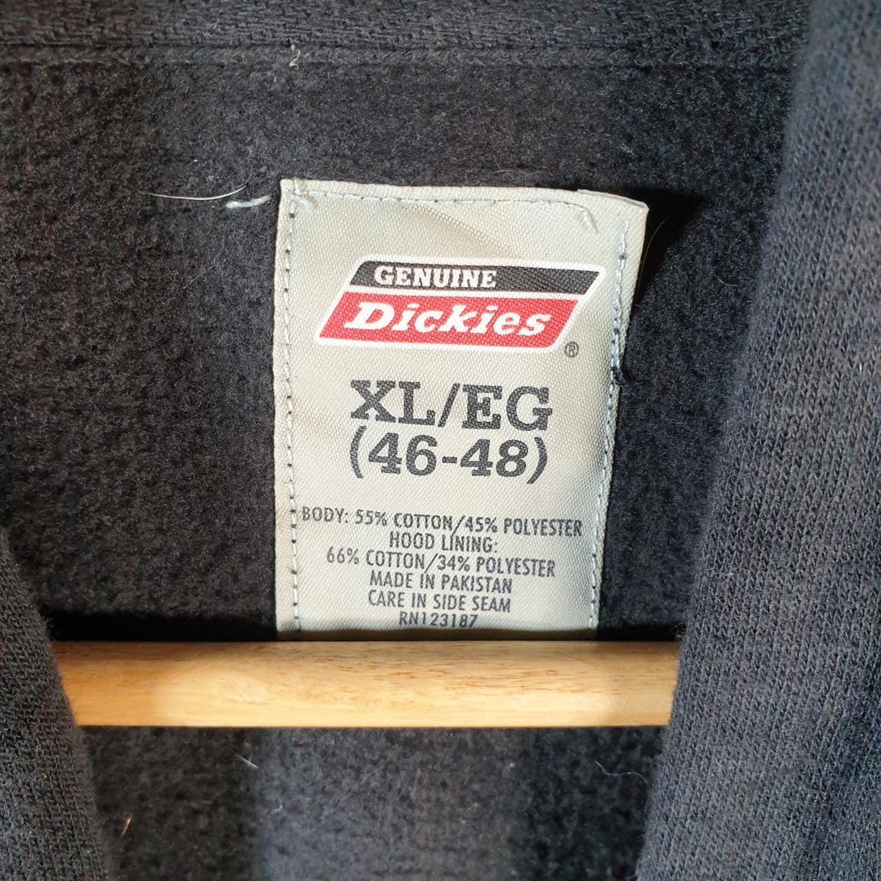 Vintage Dickies Workwear Embroidered Hoodie Men’s XL Black Y2K Pullover