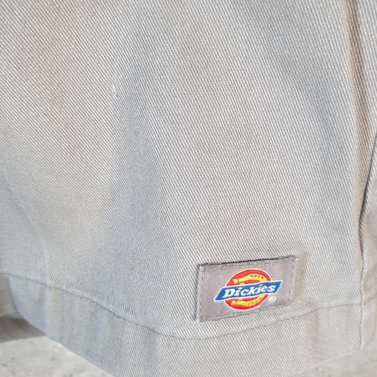 Vintage Dickies Baggy Chino Shorts Jorts Cargo Mens W32 Grey Regular Fit