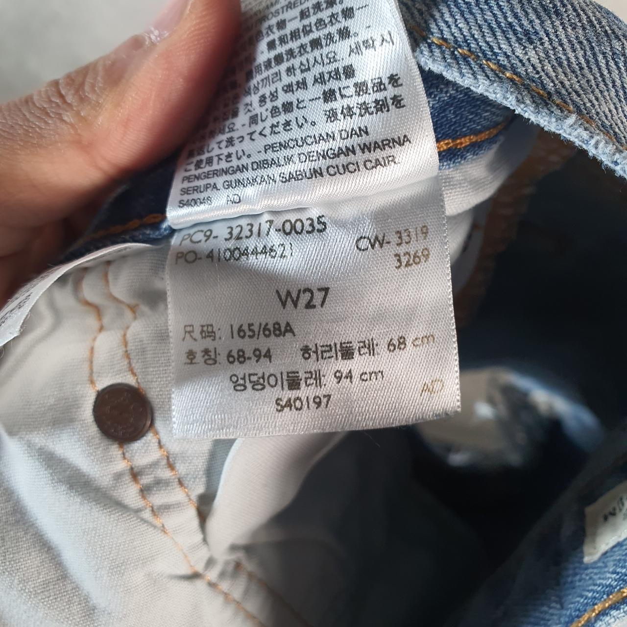 Vintage Levi’s 501 Baggy Shorts Jorts Cargo Womens W27 Blue Relaxed Denim