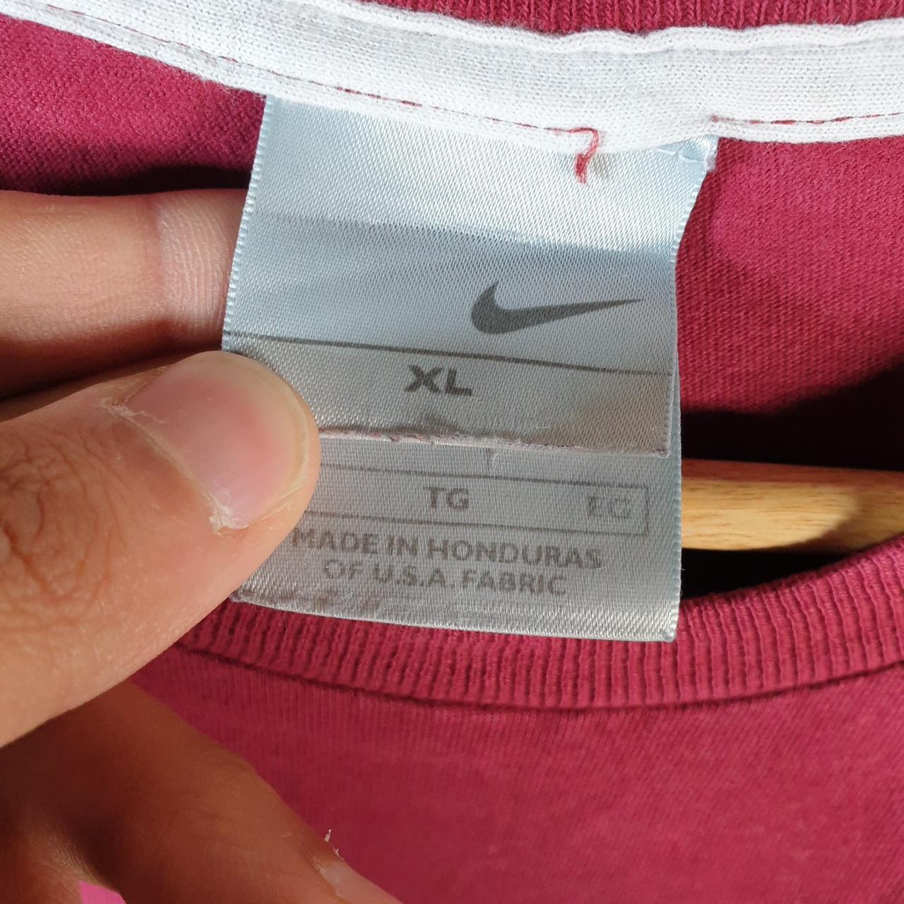 Vintage Nike USA 90s Embroidered T Shirt Men’s XL Red Logo Swoosh Athletic