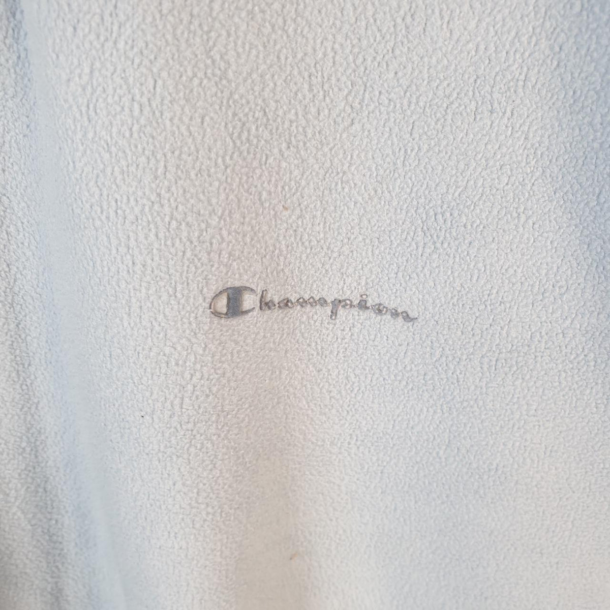 Vintage Champion 1/4 Zip Fleece Pullover Sweatshirt Mens 2XL Blue Embroidered Logo