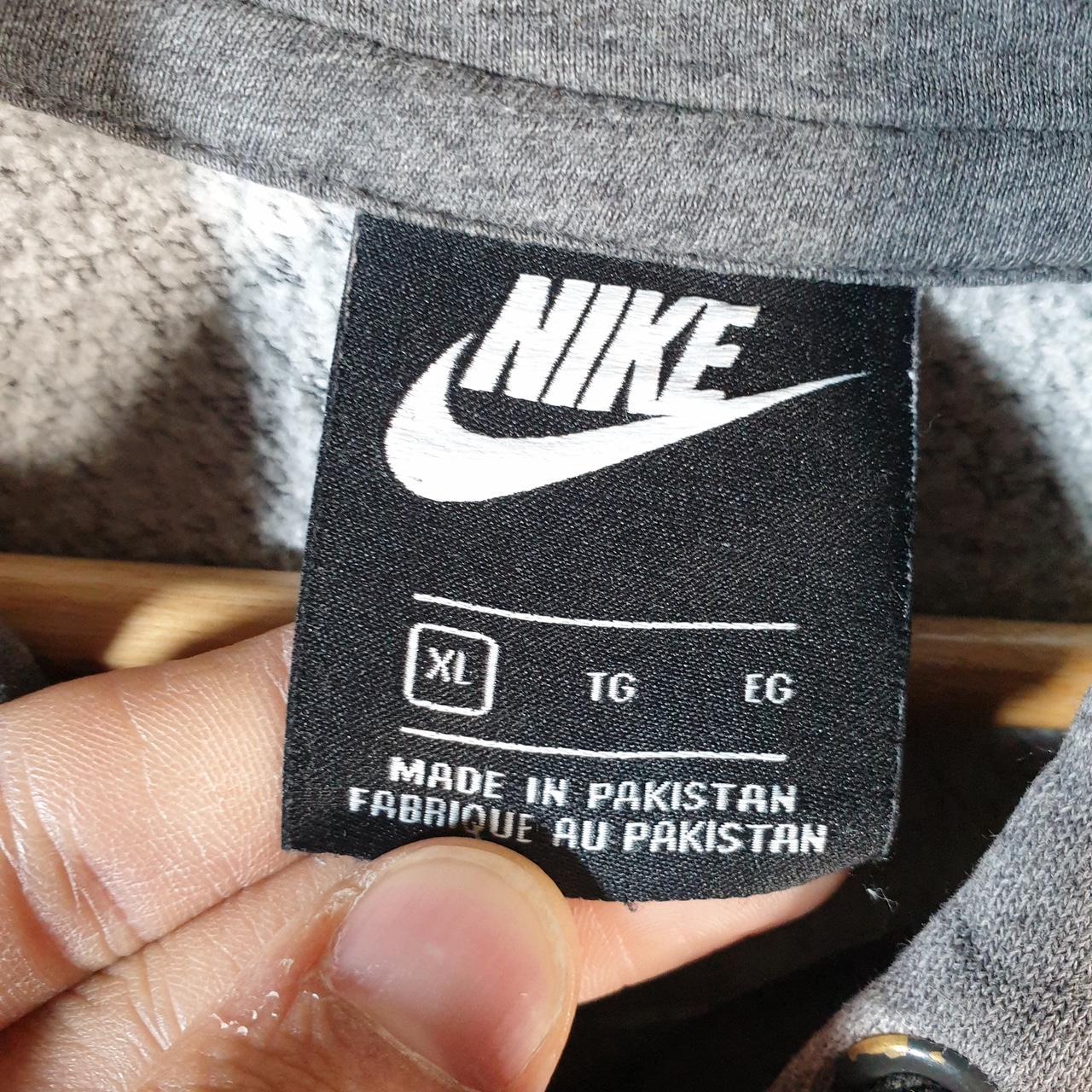 Vintage Nike Club Embroidered Hoodie Men’s XL Grey Swoosh Y2K Pullover