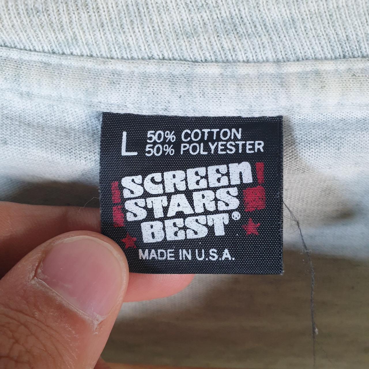 Vintage Screen Stars Bahamas Freeport 1991 USA Single Stitch T Shirt Men’s Large Grey