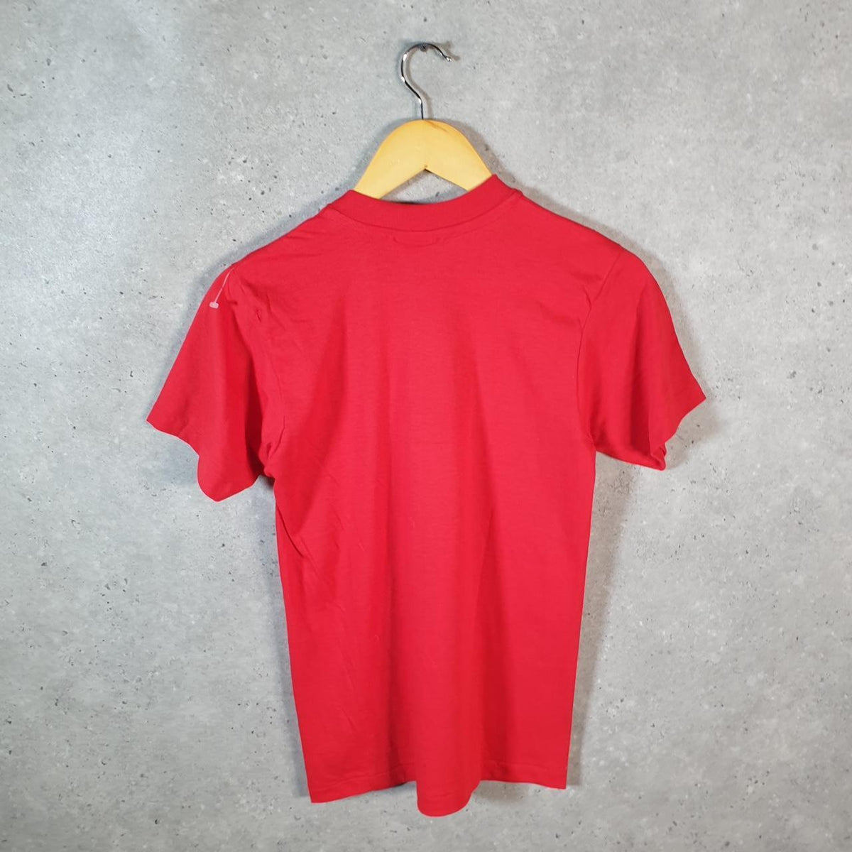 Vintage Hanes Minnesota Seasons Graphic 90s USA Single Stitch T Shirt Men’s Small Red C9555
