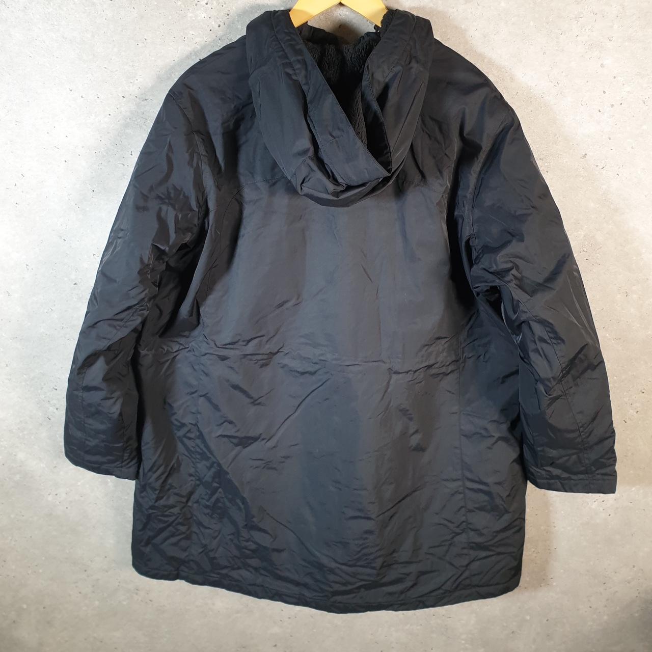 Vintage L.L. Bean Outdoors Nylon Jacket Mens 3XL Black Waterproof Shell Coat