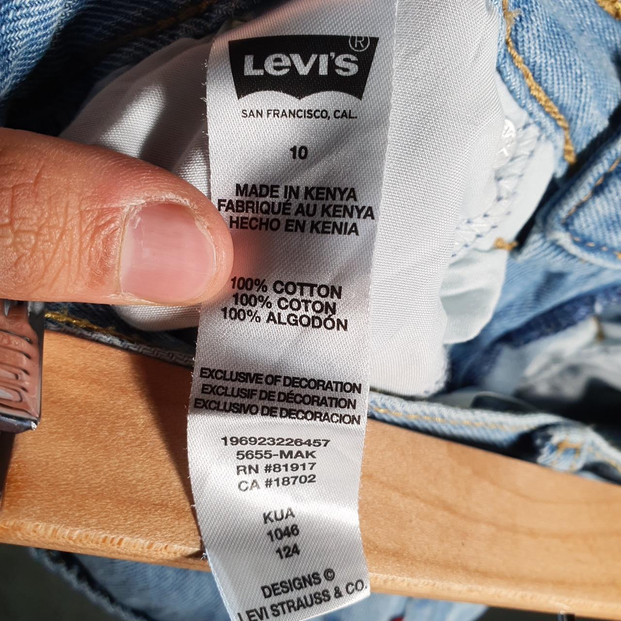 Vintage Levi’s 511 Cut Off Slim Shorts Jorts Cargo Womens W25 Blue Relaxed Denim