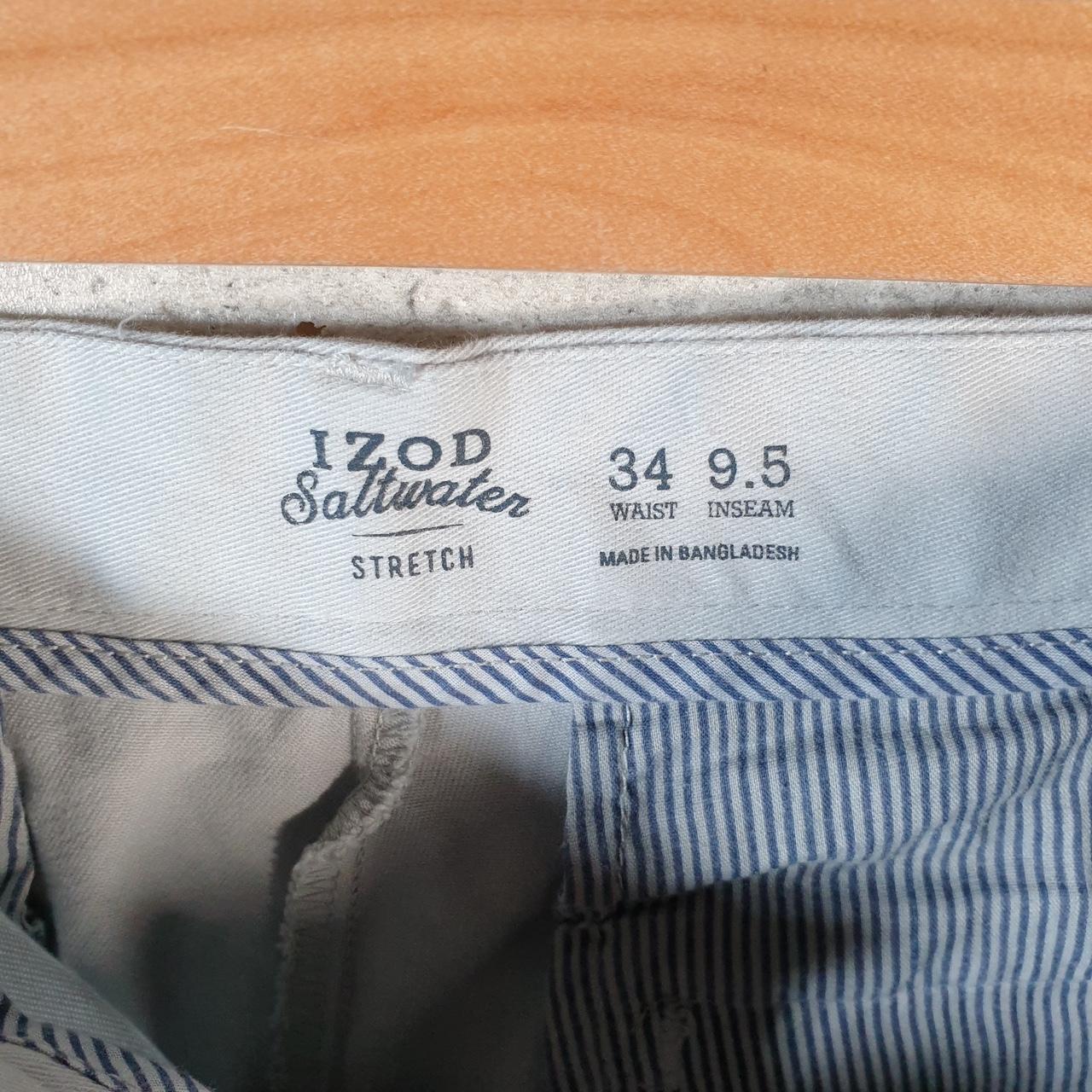 Vintage Izod Shorts Jorts Cargo Men’s W34 Beige Baggy Cotton