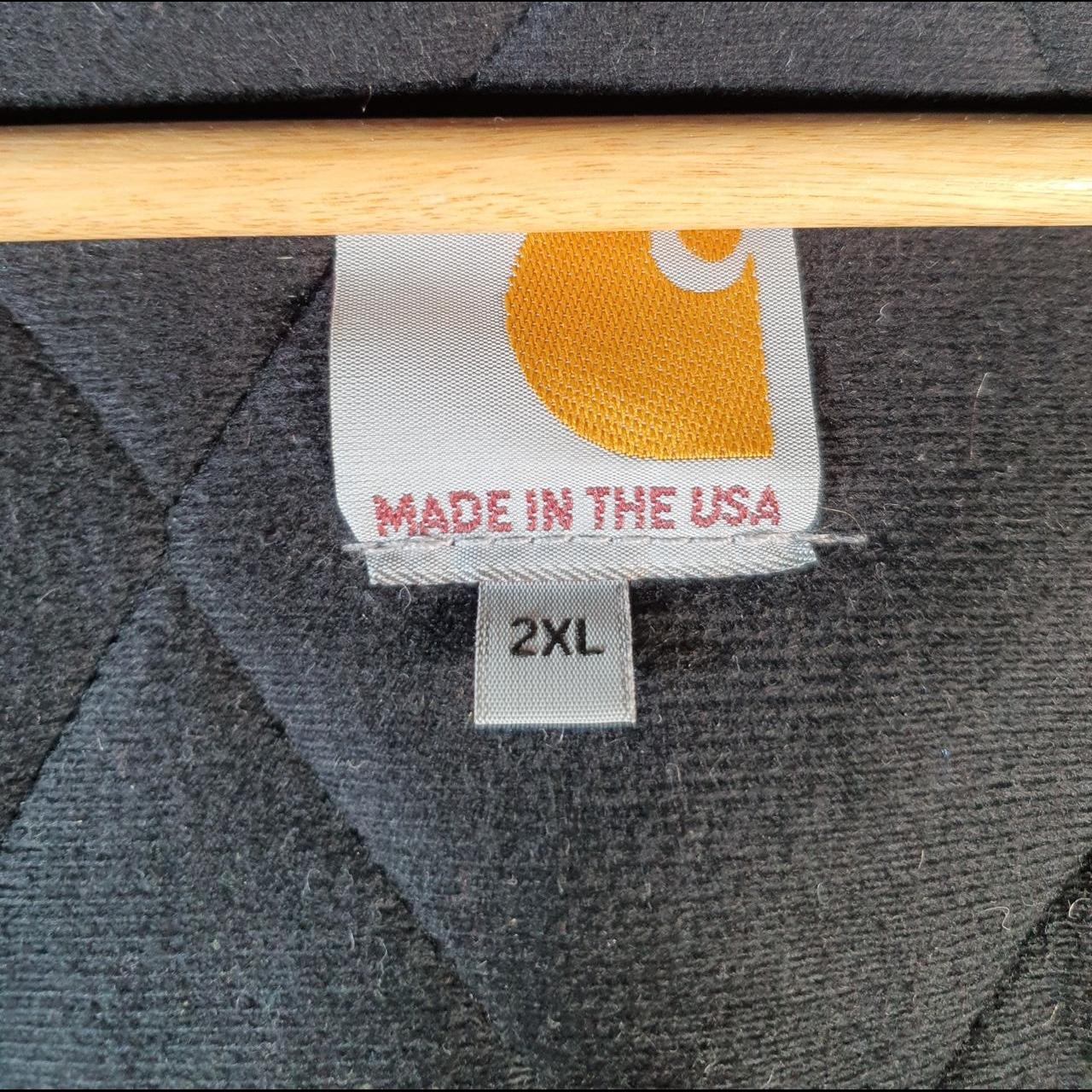 Vintage Carhartt Active Hooded Jacket Men’s 2XL Brown J140 BRN Workwear Canvas USA G2117