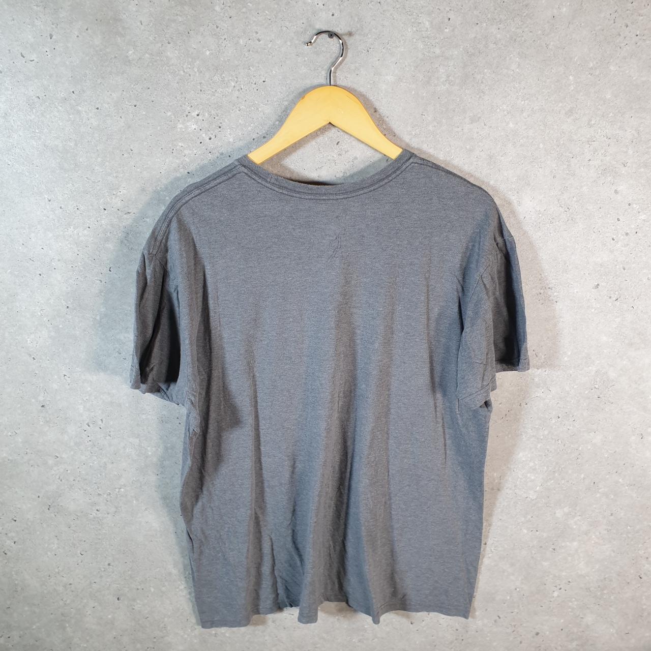 Vintage Ralph Lauren Polo T Shirt Men’s Large Grey Embroidered Classic Fit Pony C8624