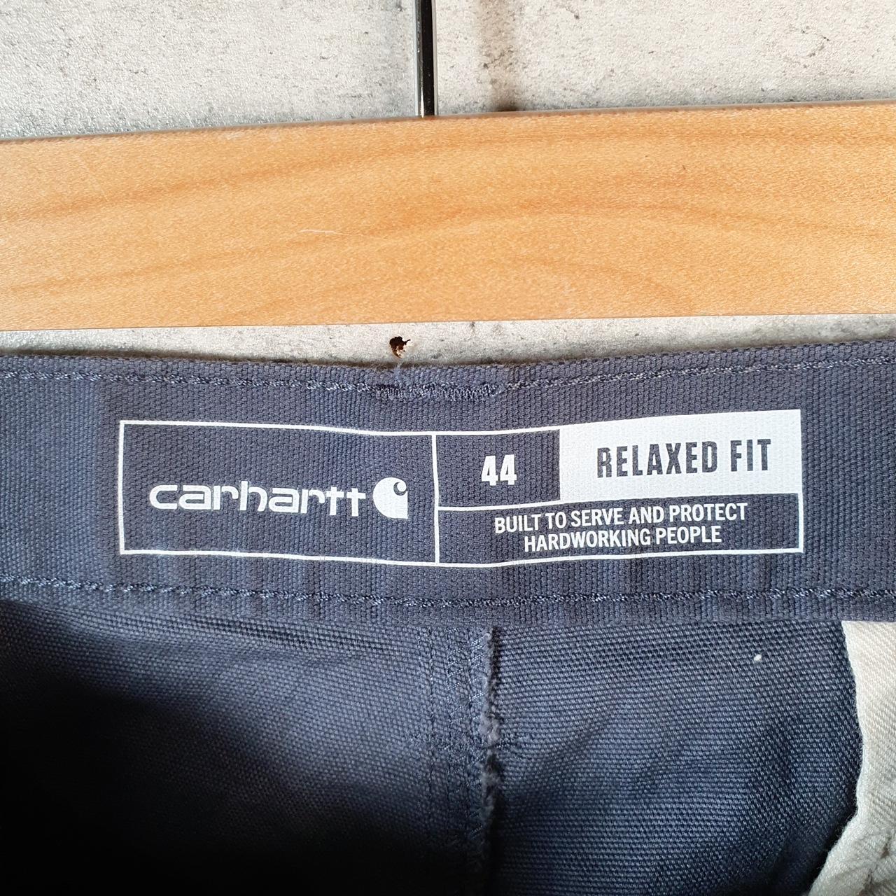 Vintage Carhartt Baggy Carpenter Shorts Jorts Cargo Men’s W44 Grey Relaxed Fit Workwear Big Fish Vintage