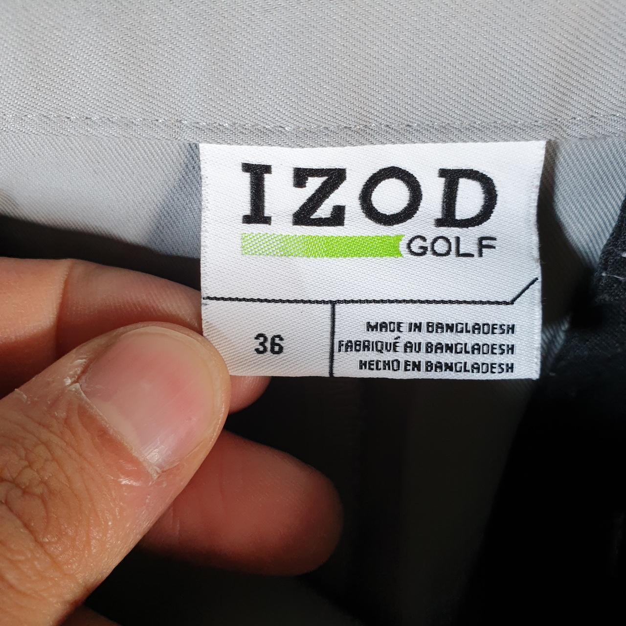 Vintage Izod Shorts Jorts Cargo Men’s W36 Grey Baggy Cotton