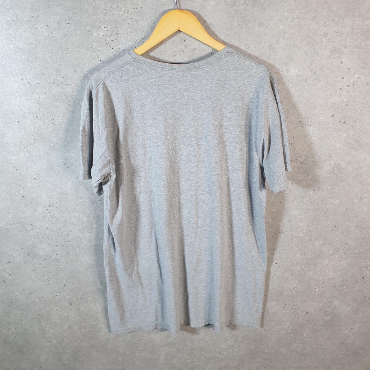 Vintage Ralph Lauren Polo T Shirt Men’s Large Grey Embroidered Classic Fit Pony C9061