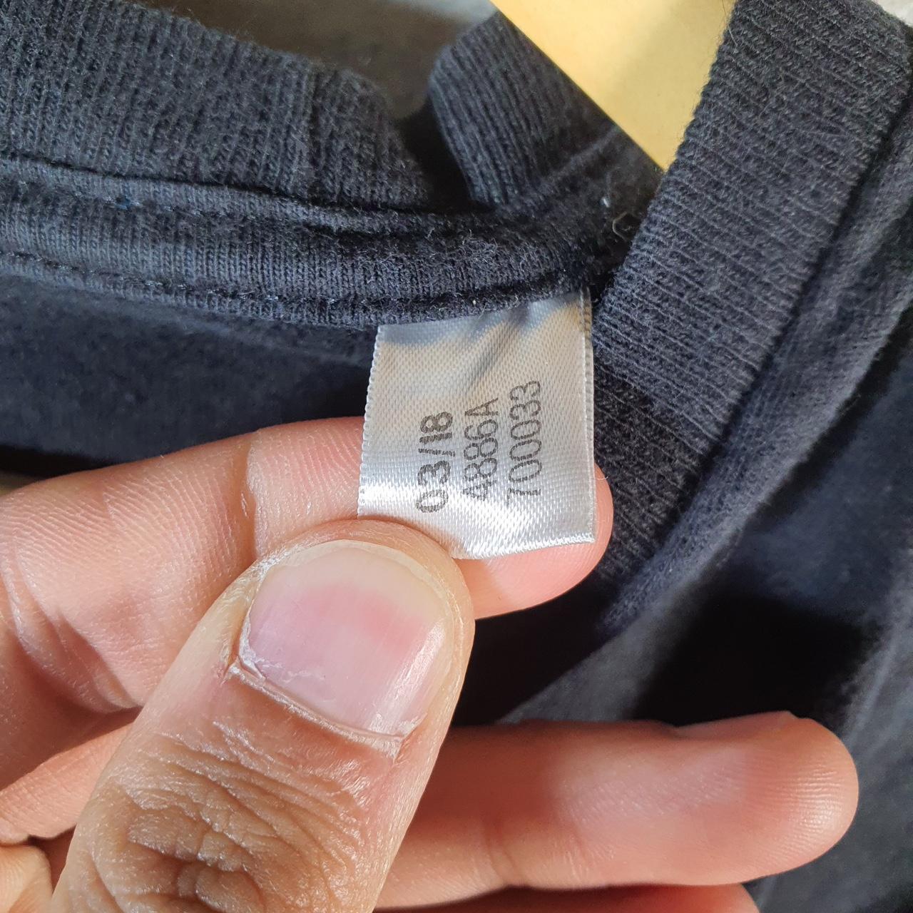 Vintage Adidas Trefoil Retro T Shirt Men’s Medium Black Three Stripes Logo