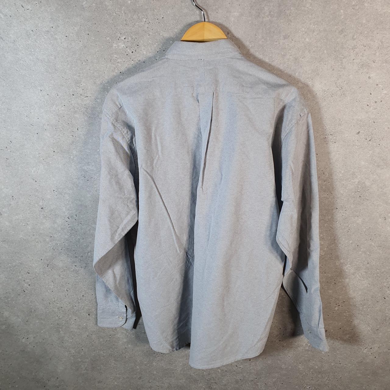 Vintage Ralph Lauren Button Down Shirt Men’s XL Grey Blaire Fit Pony Cotton