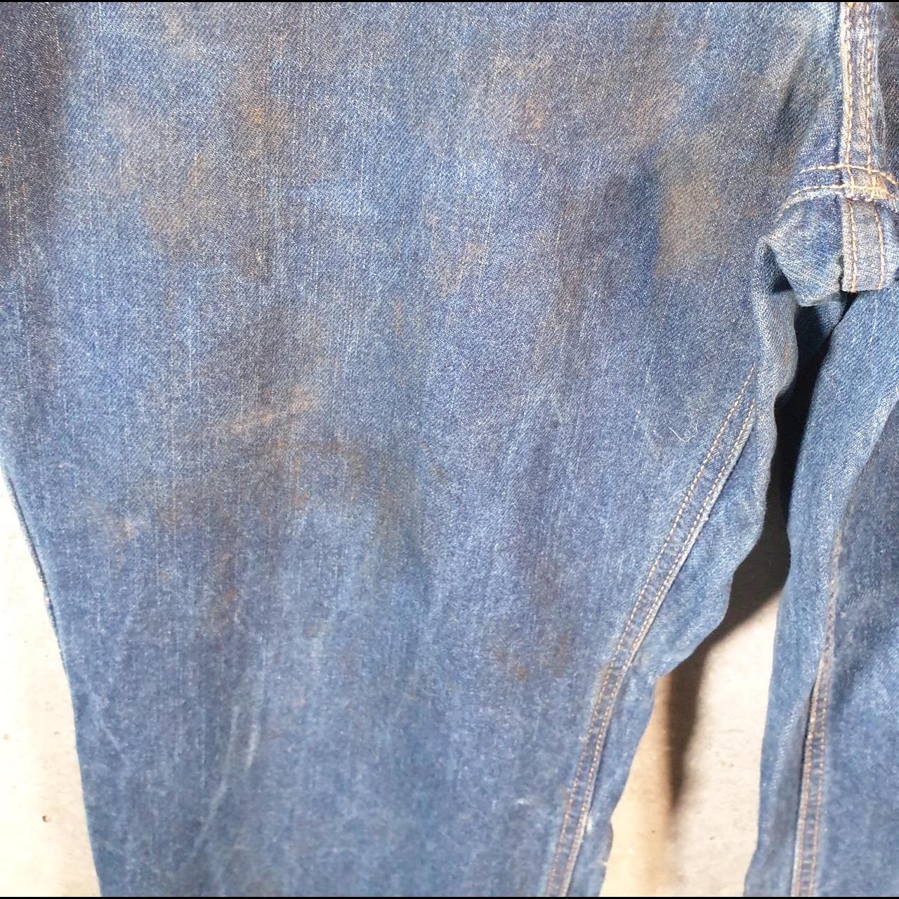 Vintage Carhartt Workwear Carpenter Jeans Mens W42 L32 Blue Denim Relaxed Fit USA