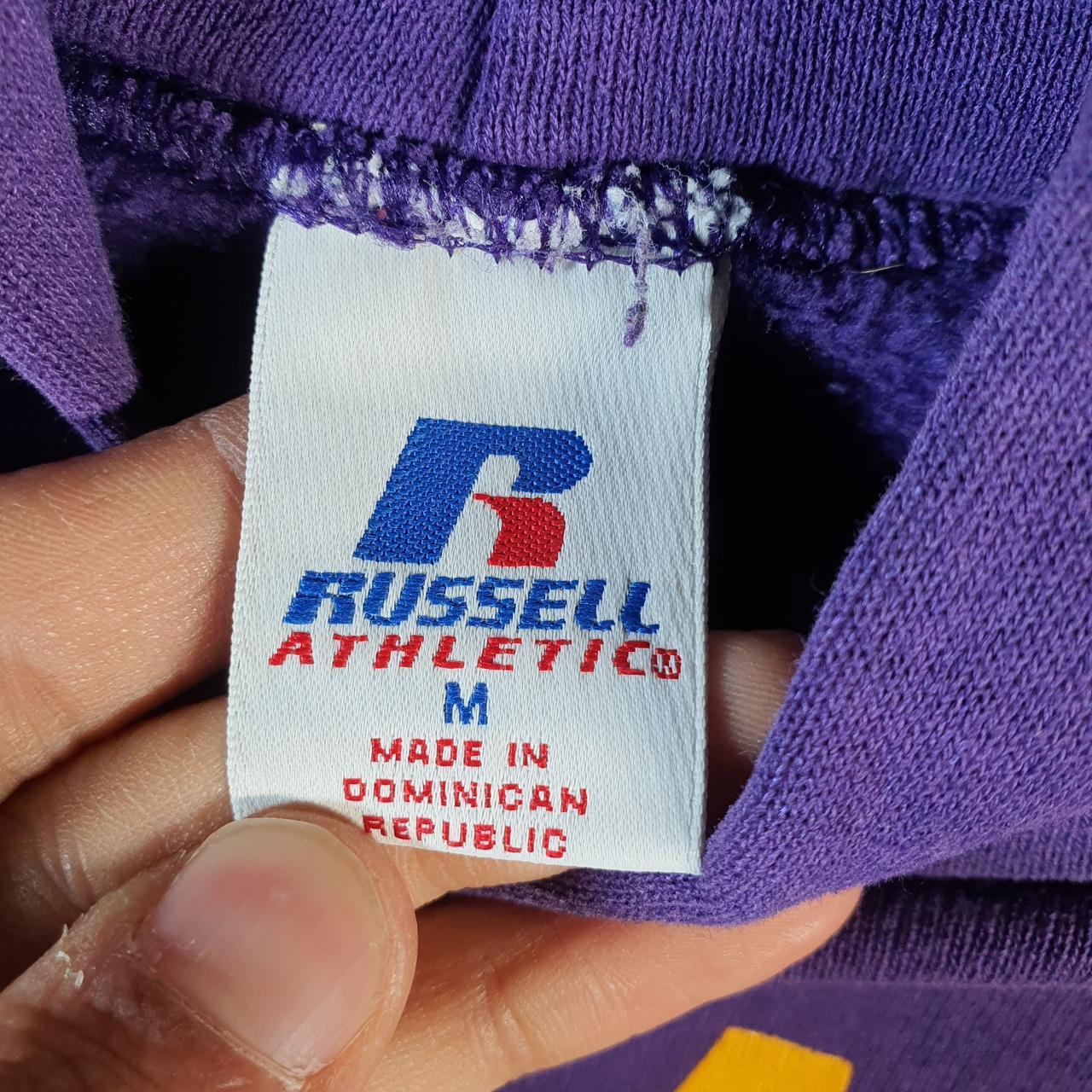 Vintage Russell Athletic Ashland Alumni Uni Hoodie Womens Medium Purple Pullover Baggy