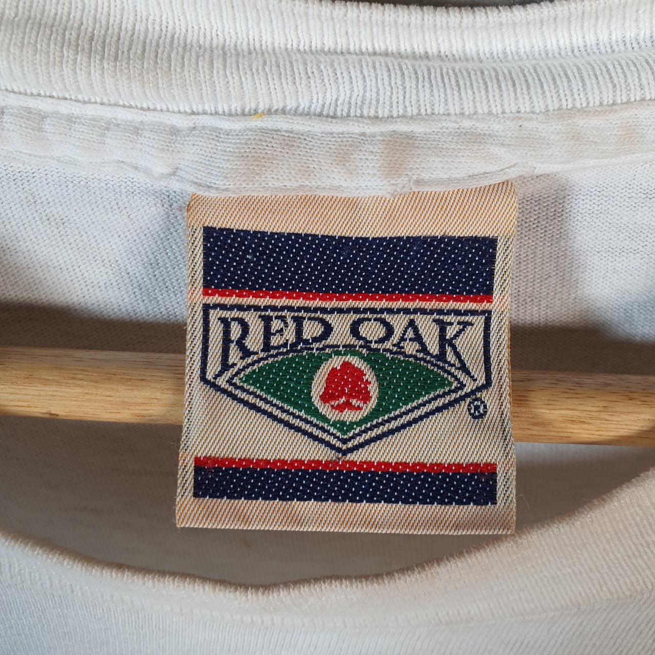 Vintage Red Oak NFL Pro Sport Graphic 90s USA Single Stitch T Shirt Men’s XL White