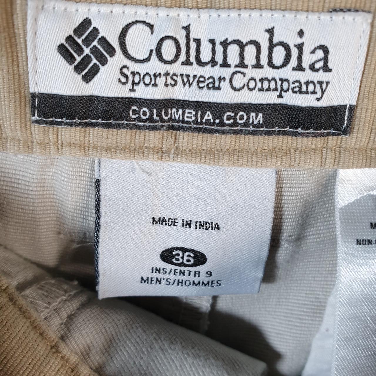 Vintage Columbia Performance Fishing Gear Shorts Men’s W36 Beige Athletic Hiking