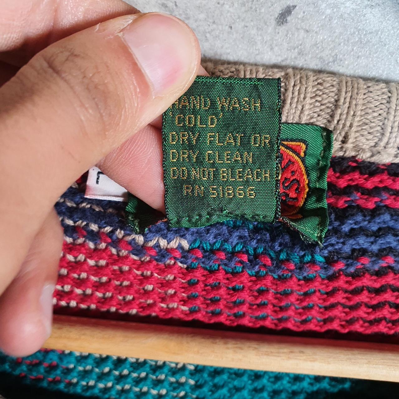 Vintage Boston Traders Knit Sweater Men’s XL Checkered Y2K Pullover Casual