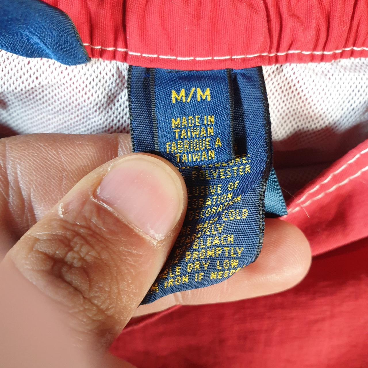 Vintage Ralph Lauren Polo Swim Shorts Swimming Cargo Men’s Medium Red Baggy