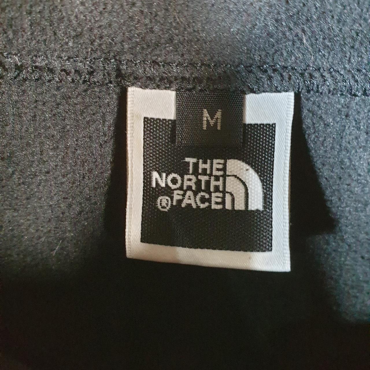 Vintage The North Face TNF Fleece Sweatshirt Mens 1/4 Zip Medium Black Pullover Logo